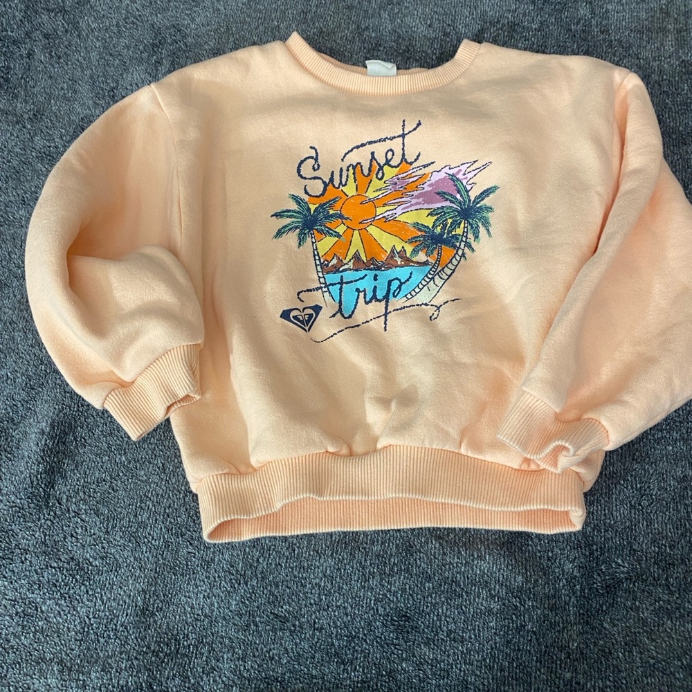 Roxy girl come back for me sweatshirt size 4